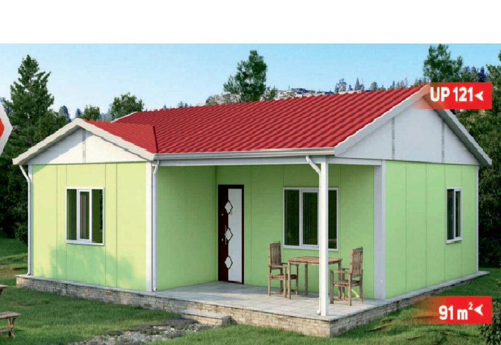 Сглобяема къща UP 121, 91 м² – екстериор