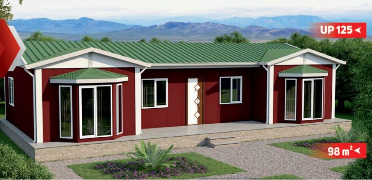Сглобяема къща UP 125, 98 м² – екстериор