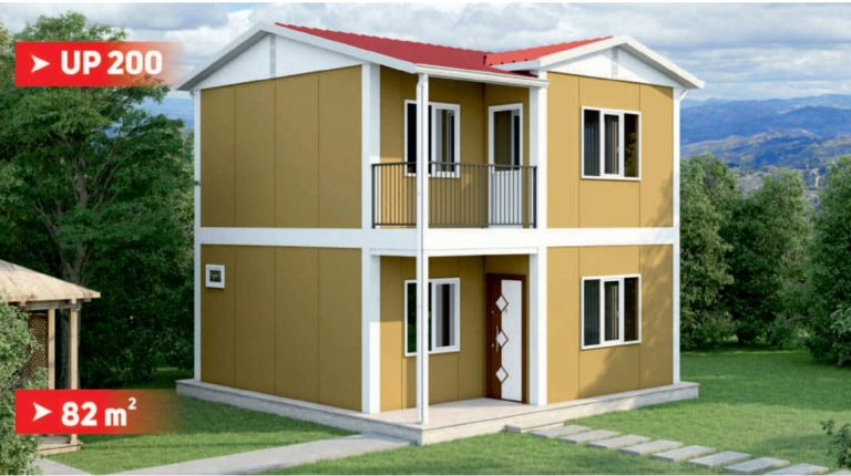 Сглобяема къща UP 200, 82 м² – екстериор