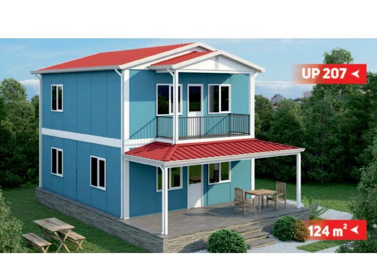 Сглобяема къща UP 207, 124 м² – екстериор